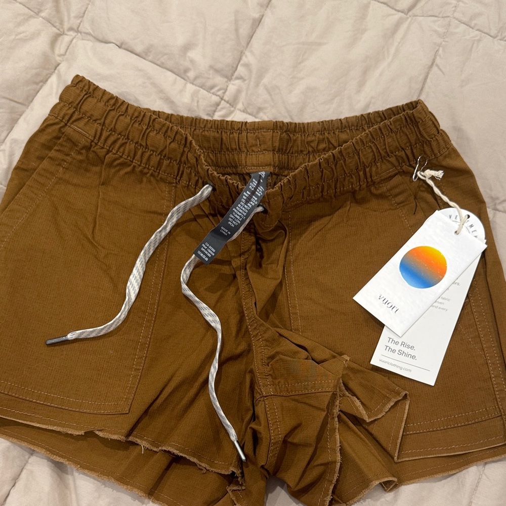 Vuori vintage ripstop short caramel